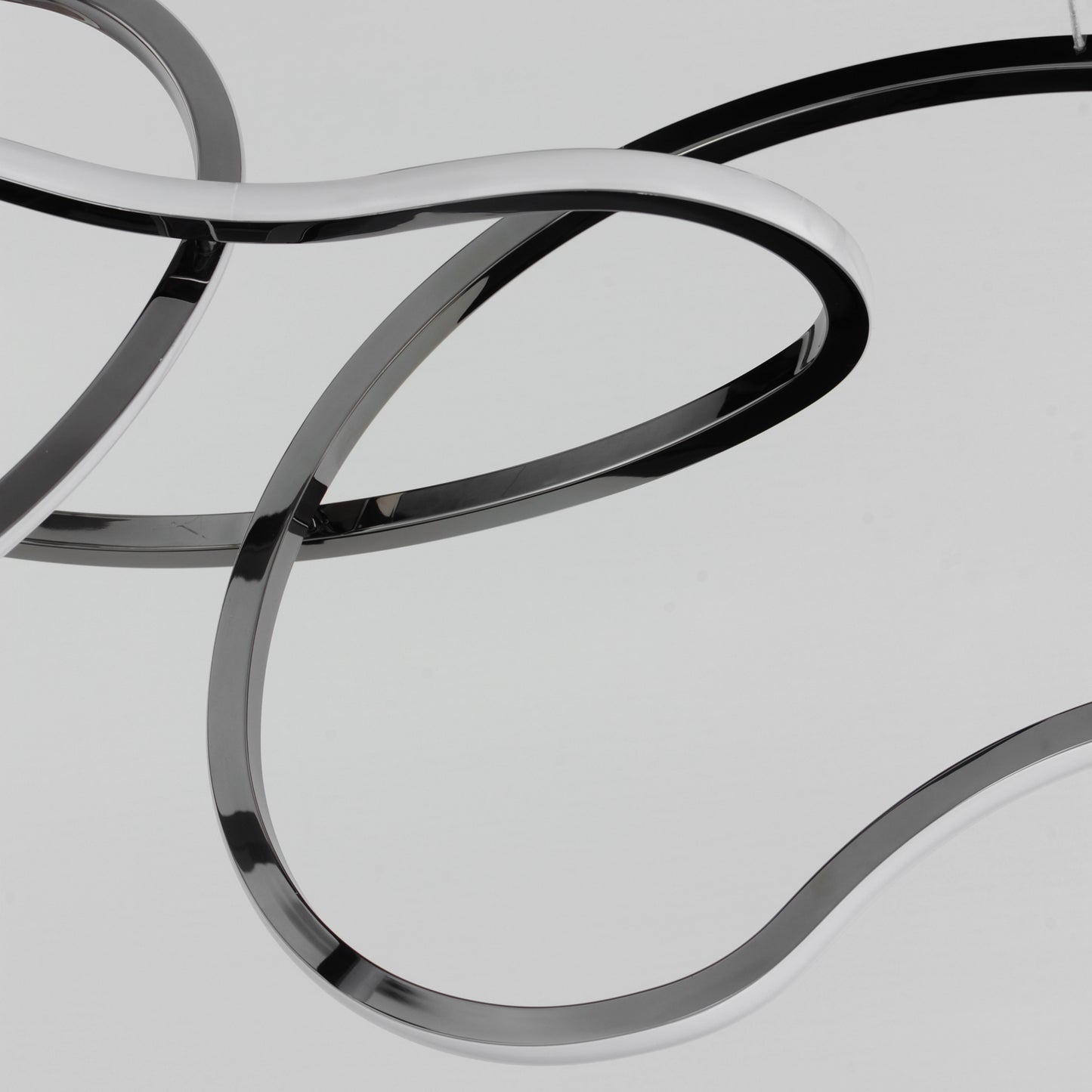 Unity 6-Light LED Pendant Black Chrome by ET2
