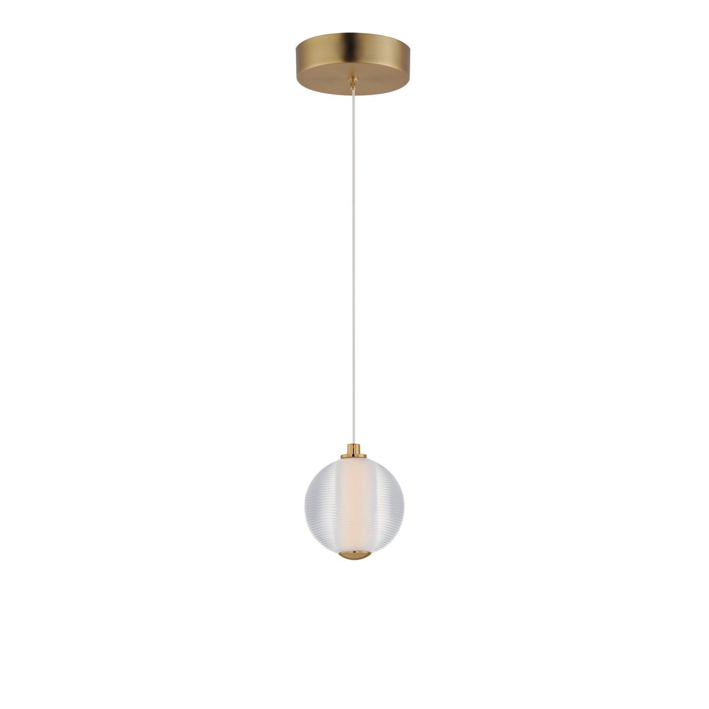Rhythm LED Pendant Gold by ET2