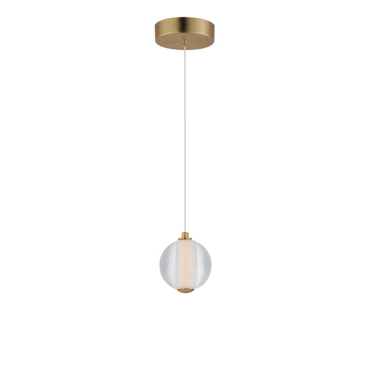 Rhythm LED Pendant Gold by ET2