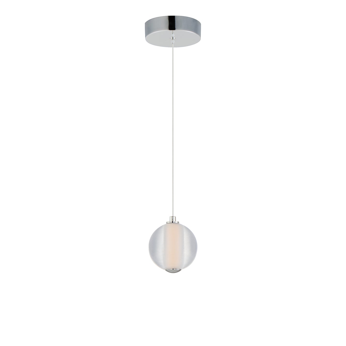 Rhythm LED Pendant Polished Chrome by ET2