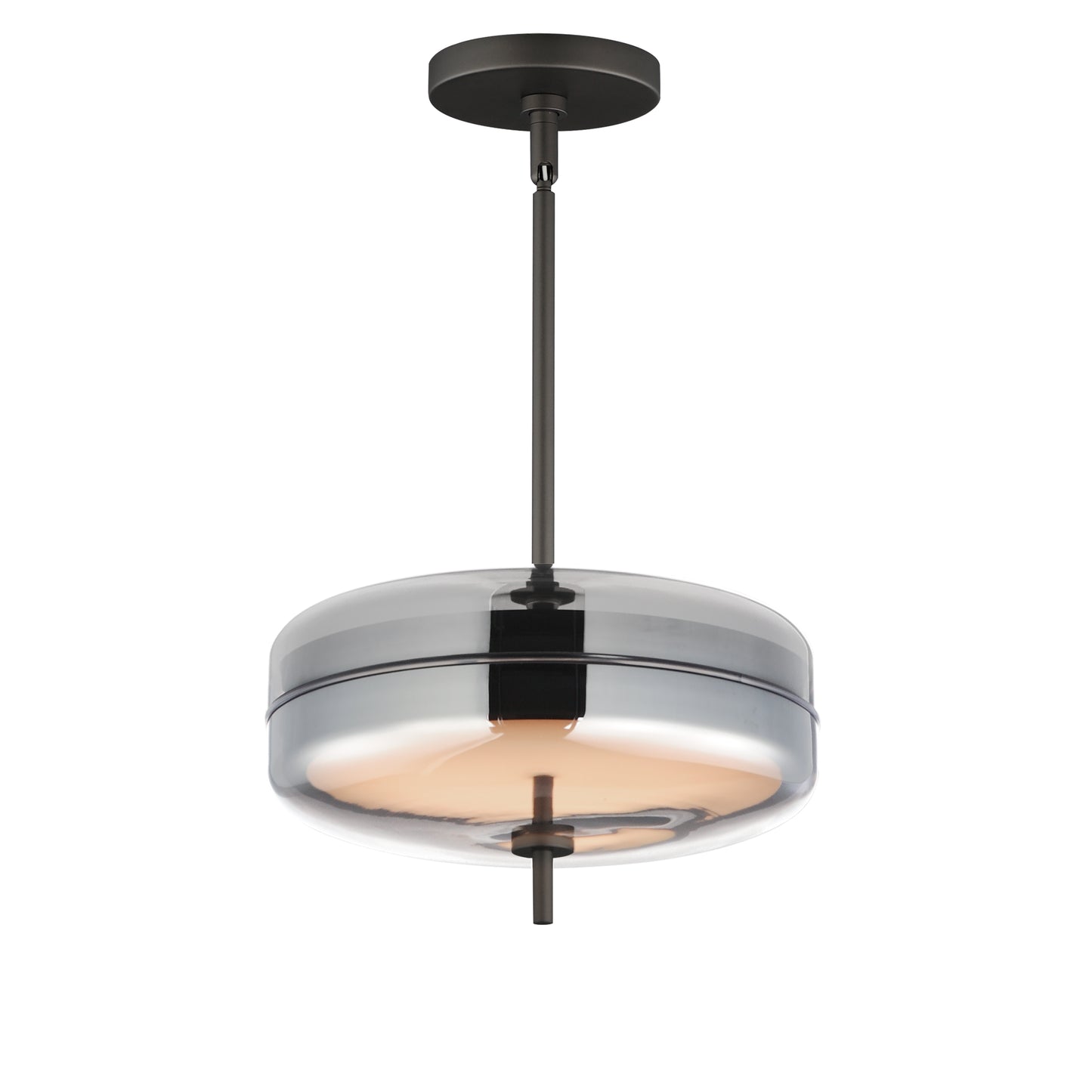 Voto 2-Light LED Pendant Gunmetal by ET2