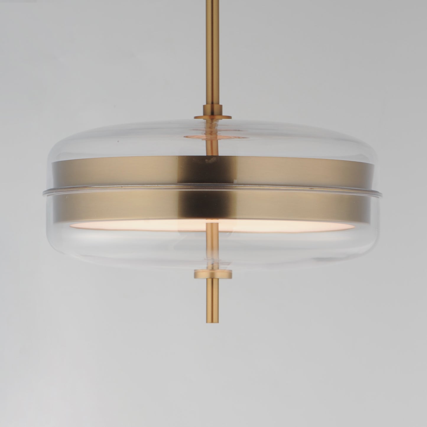 Voto 2-Light LED Pendant Natural Aged Brass by ET2