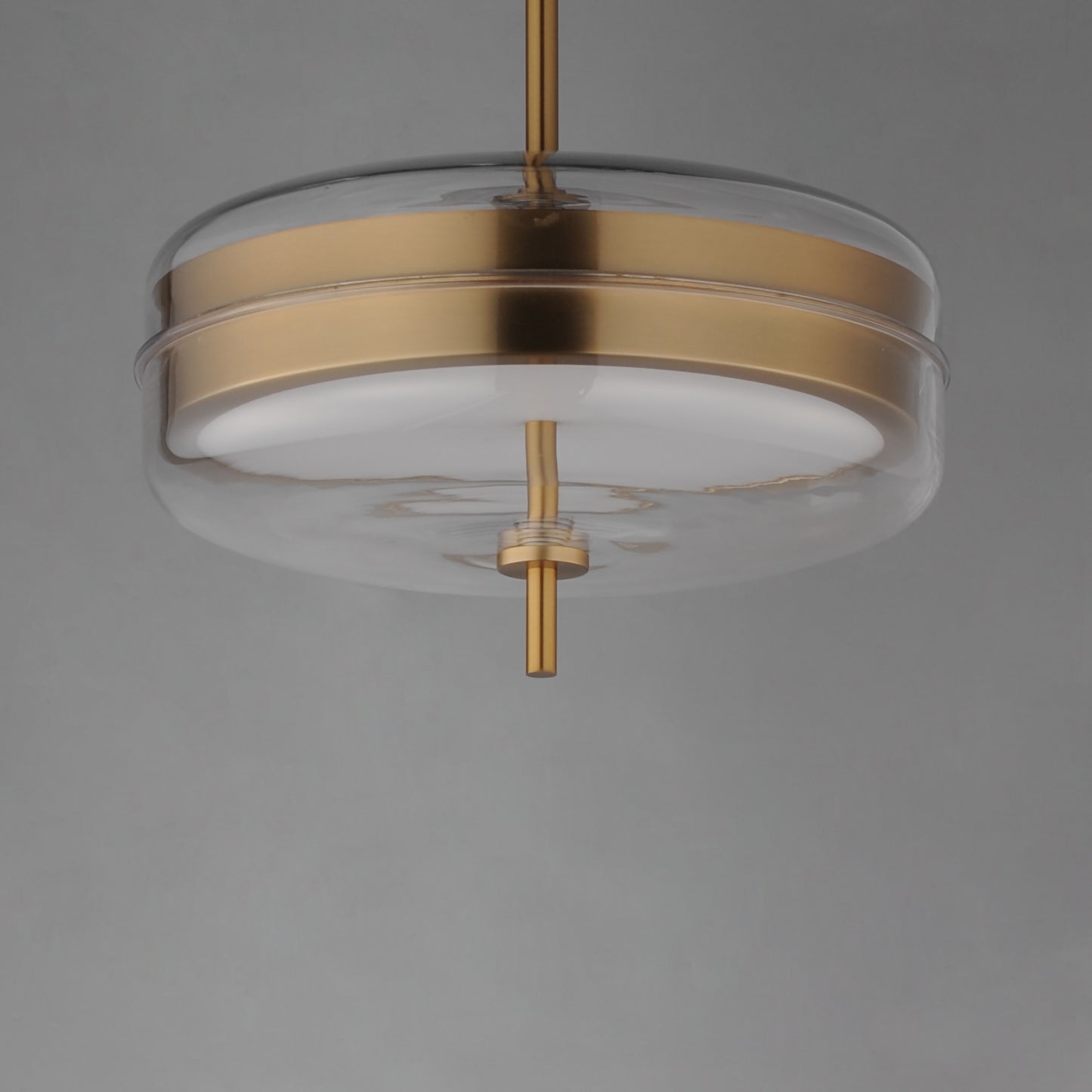 Voto 2-Light LED Pendant Natural Aged Brass by ET2