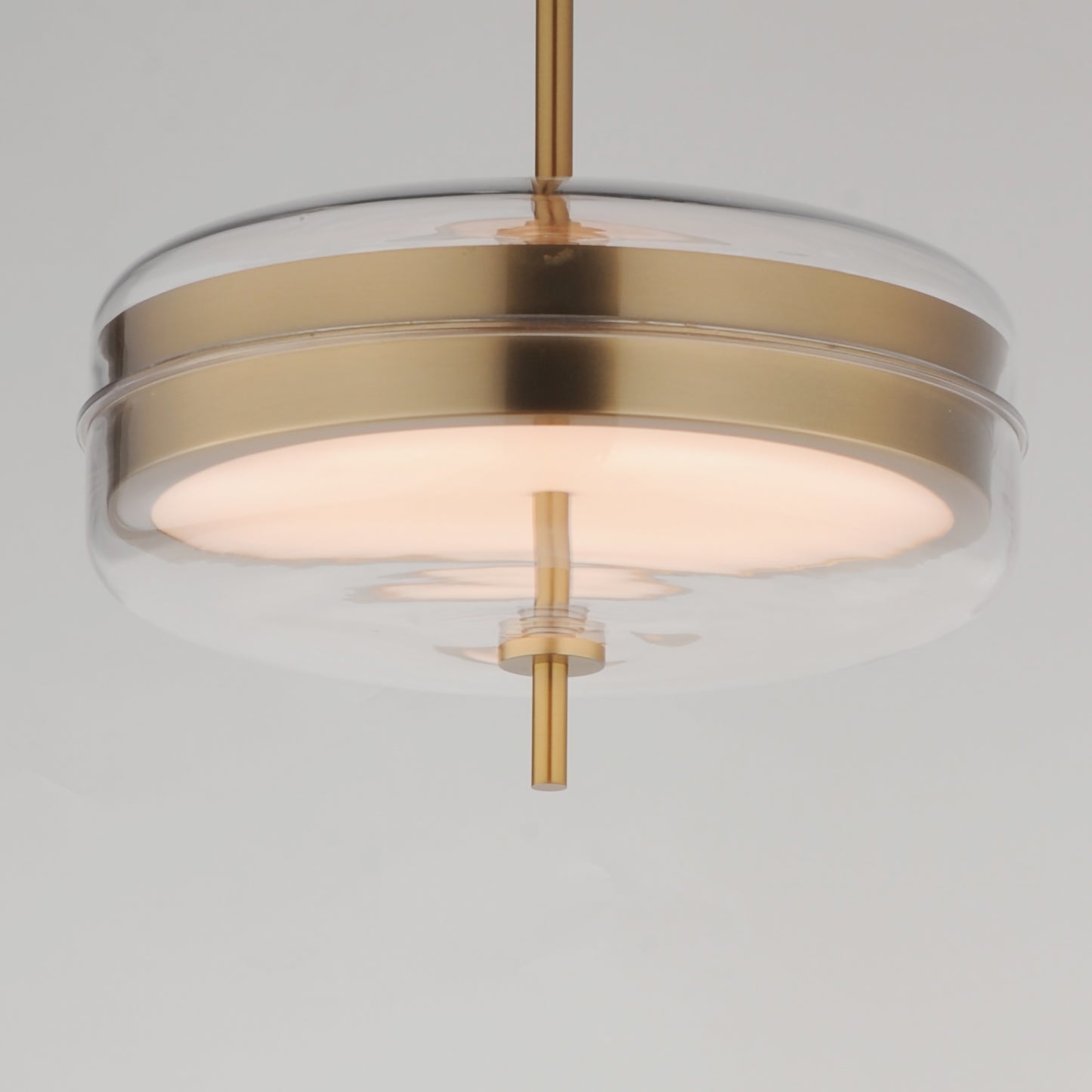 Voto 2-Light LED Pendant Natural Aged Brass by ET2