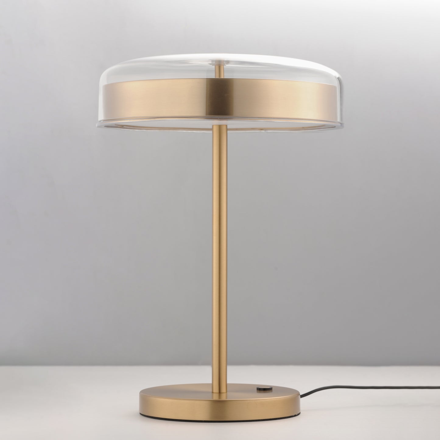 Voto LED Table Lamp Natural Aged Brass by ET2
