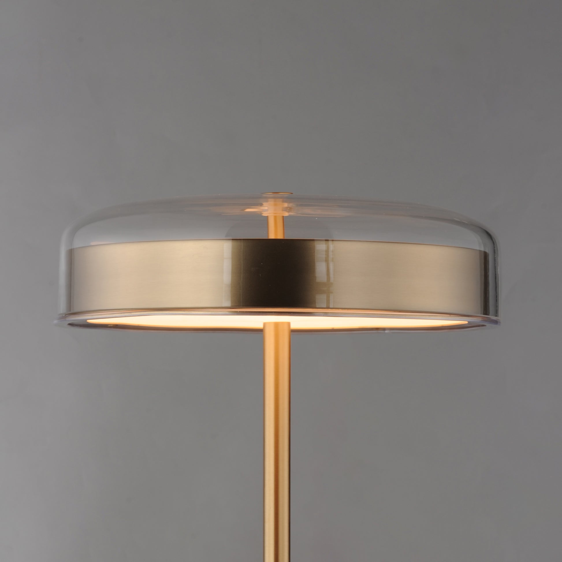 Voto LED Table Lamp Natural Aged Brass by ET2