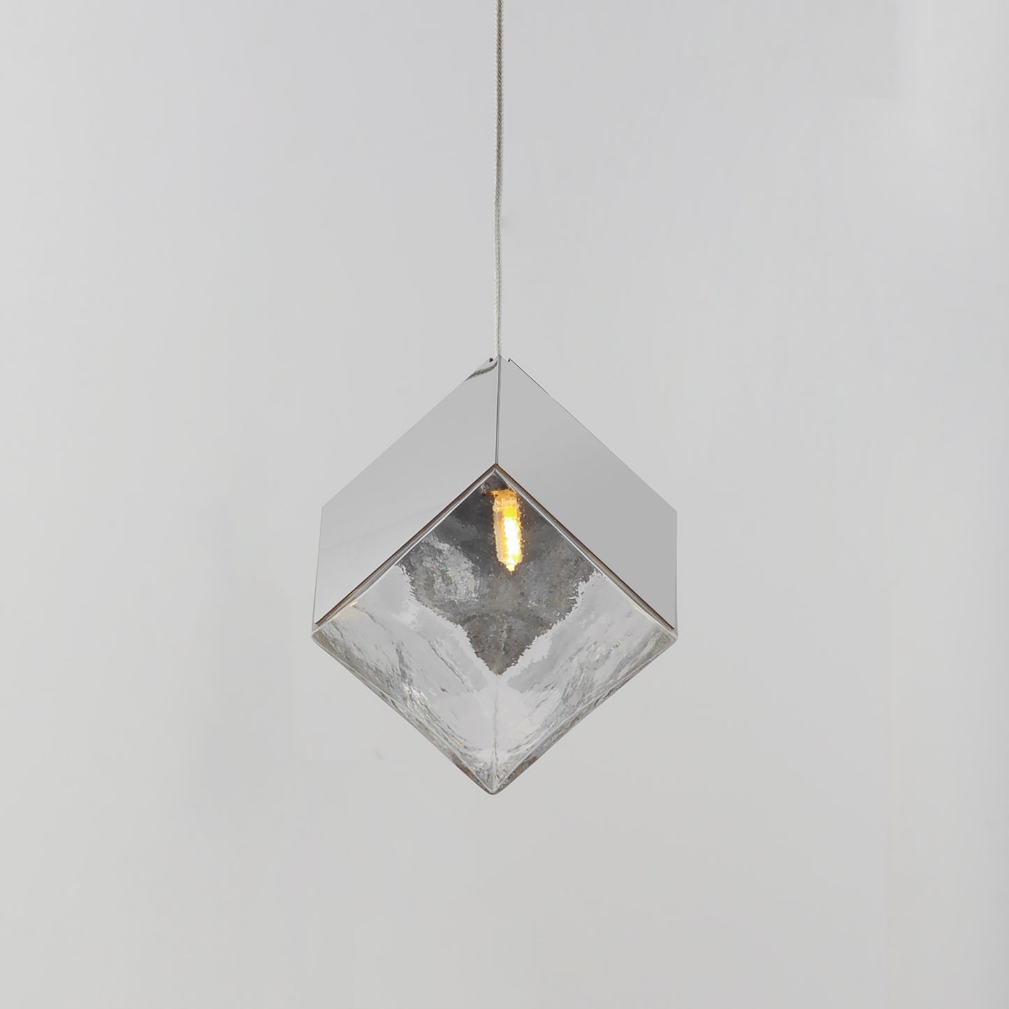 Ice Cube LED Pendant Polished Chrome by ET2
