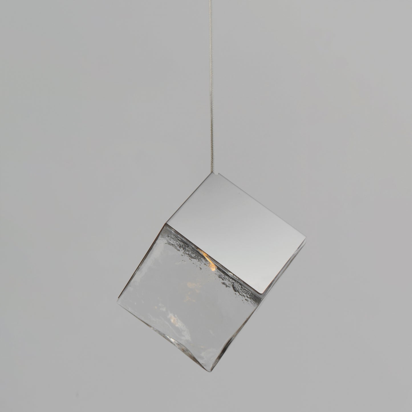 Ice Cube LED Pendant Polished Chrome by ET2