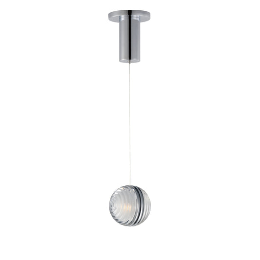 Pulse 4.75" LED Pendant Polished Chrome by ET2