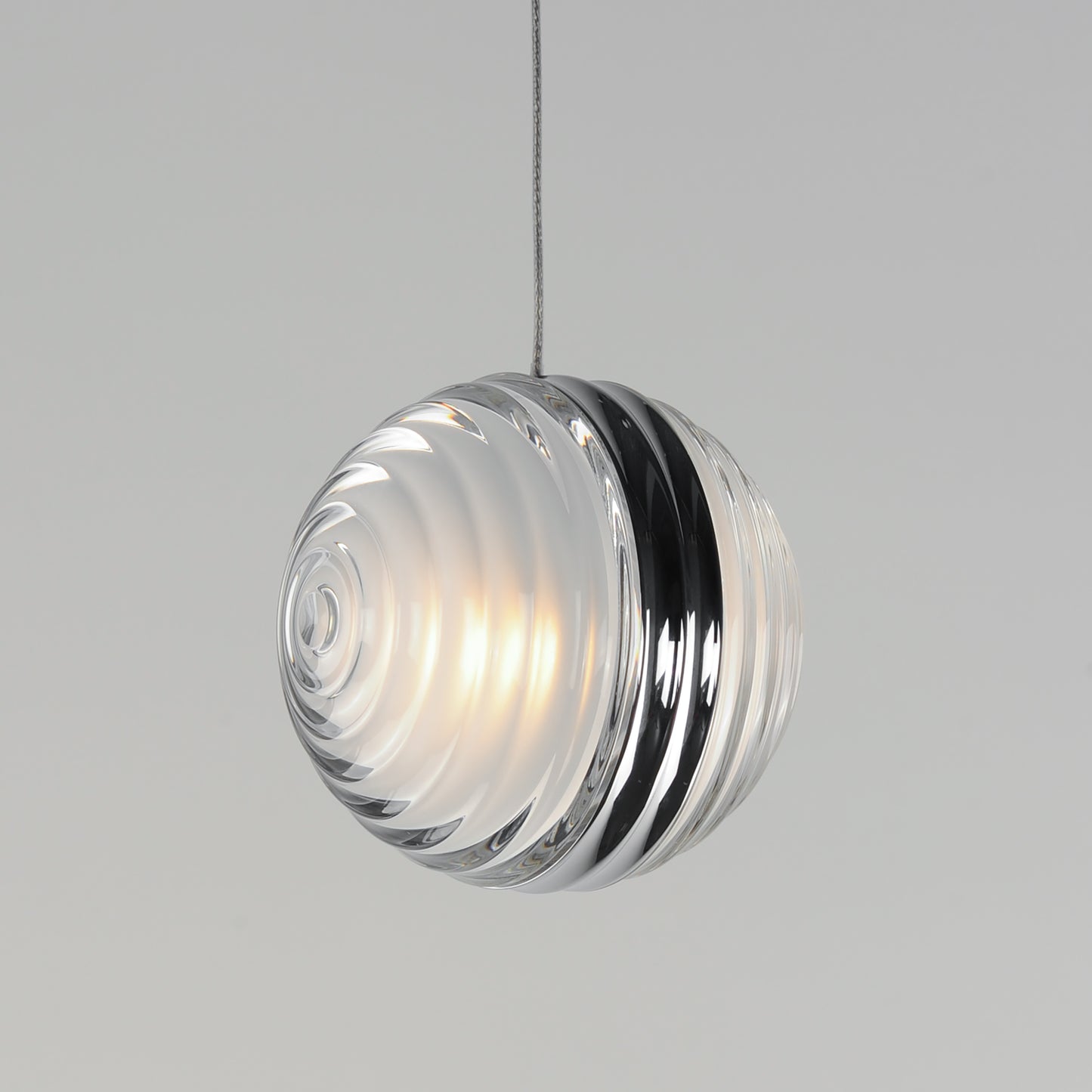 Pulse 4.75" LED Pendant Polished Chrome by ET2