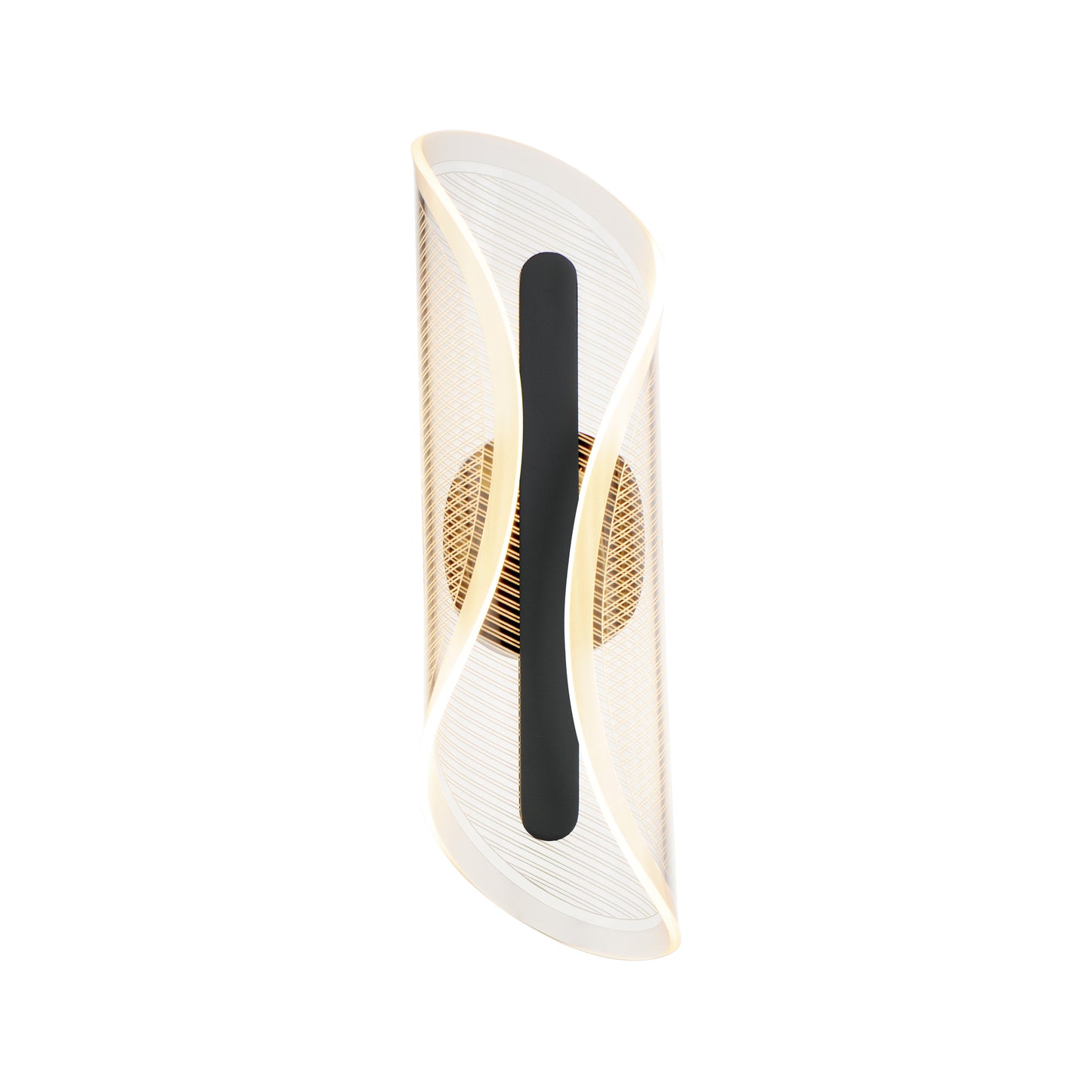 Manta 17" LED Wall Sconce Black by ET2