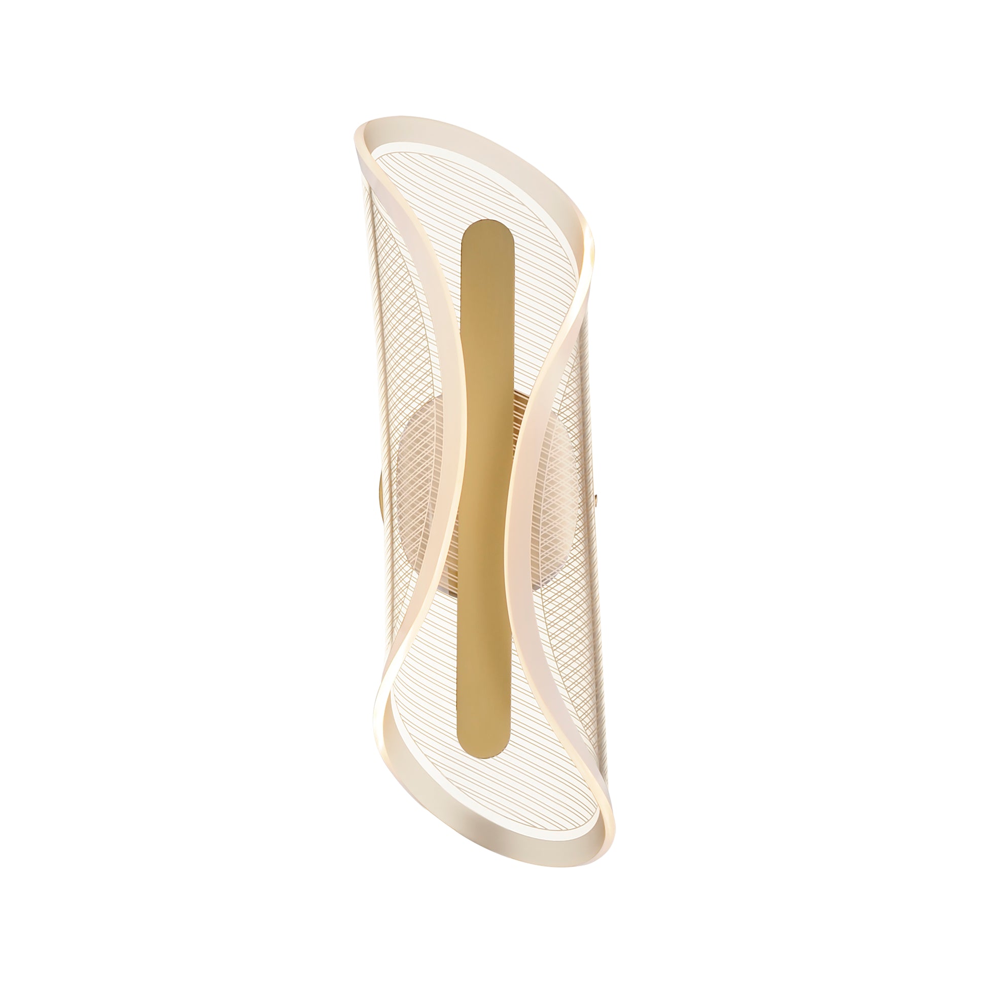 Manta 17" LED Wall Sconce Gold by ET2