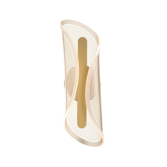 Manta 17" LED Wall Sconce Gold by ET2