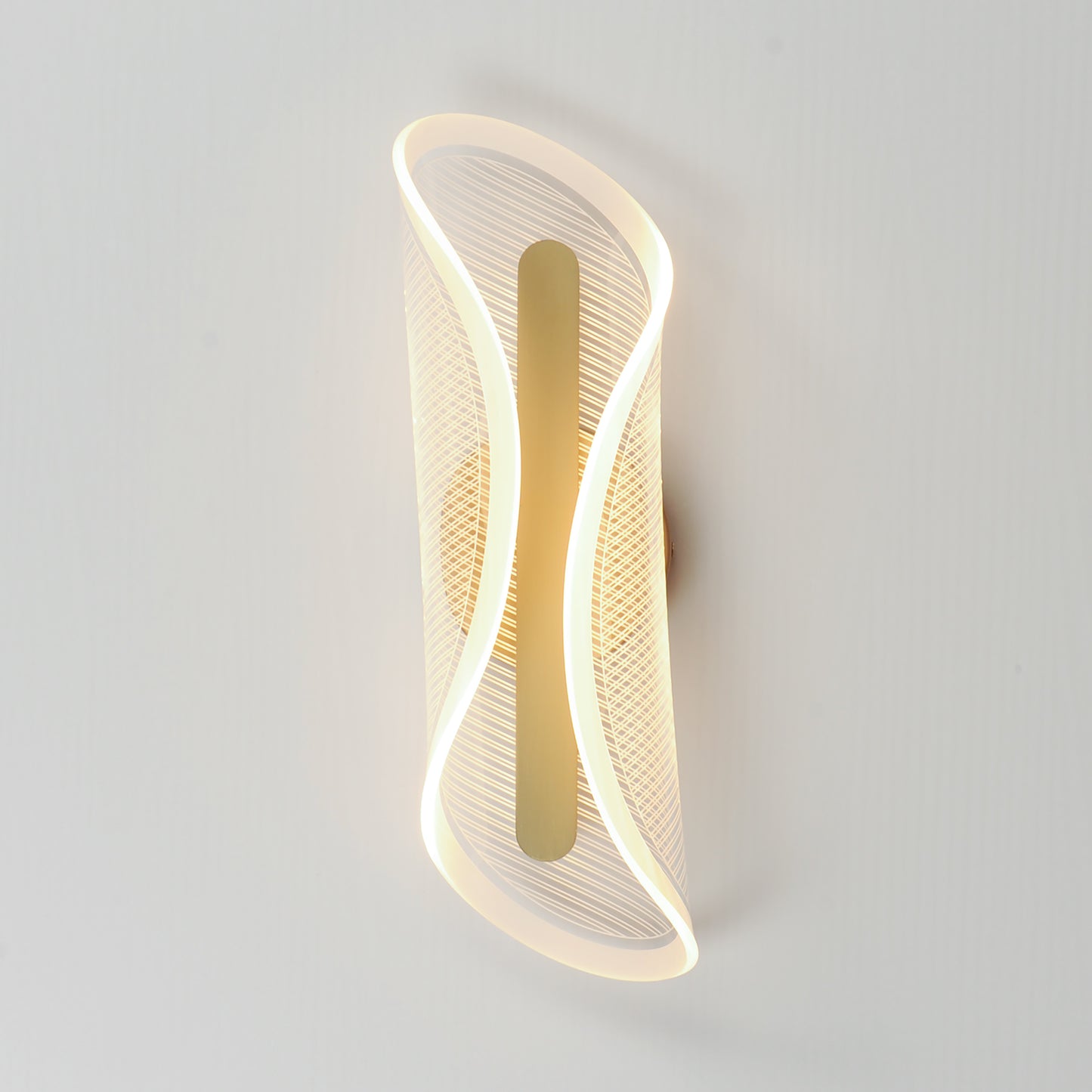 Manta 17" LED Wall Sconce Gold by ET2