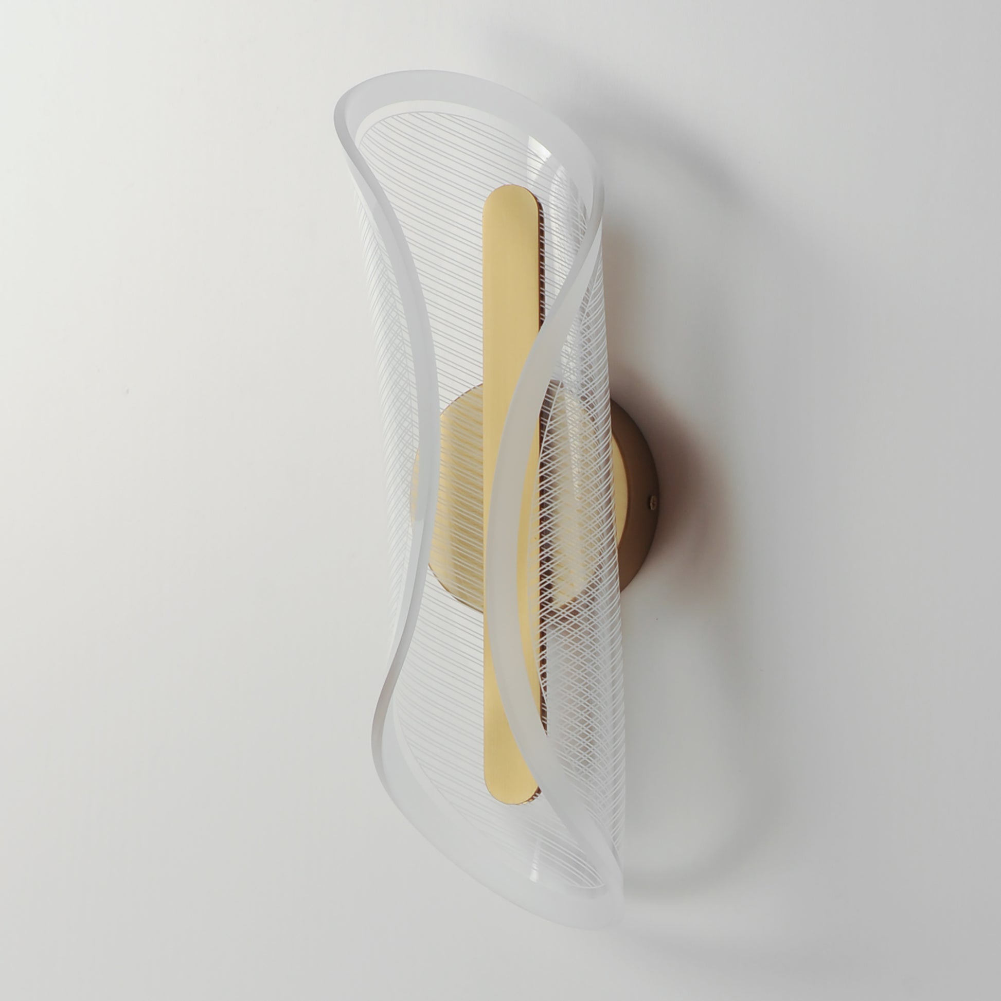 Manta 17" LED Wall Sconce Gold by ET2