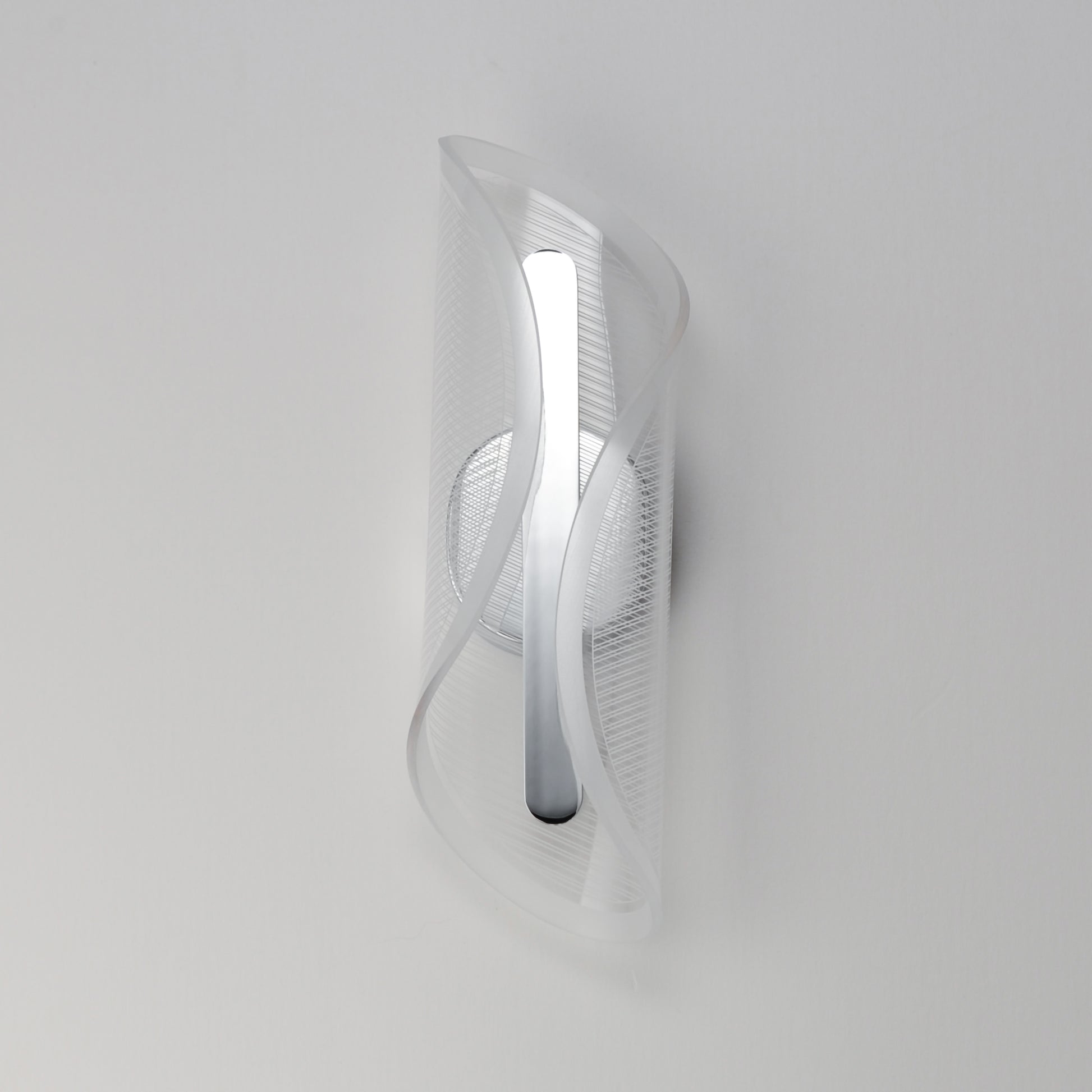Manta 17" LED Wall Sconce Polished Chrome by ET2