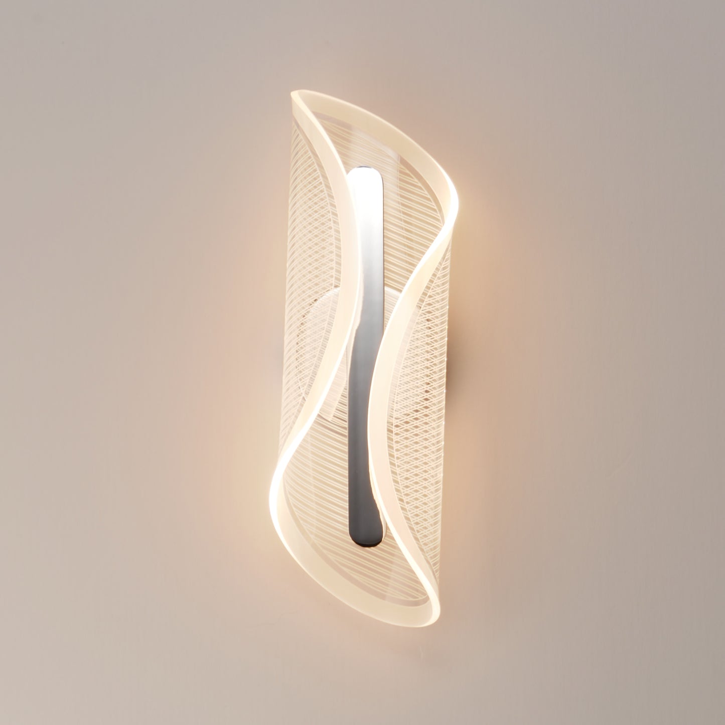 Manta 17" LED Wall Sconce Polished Chrome by ET2