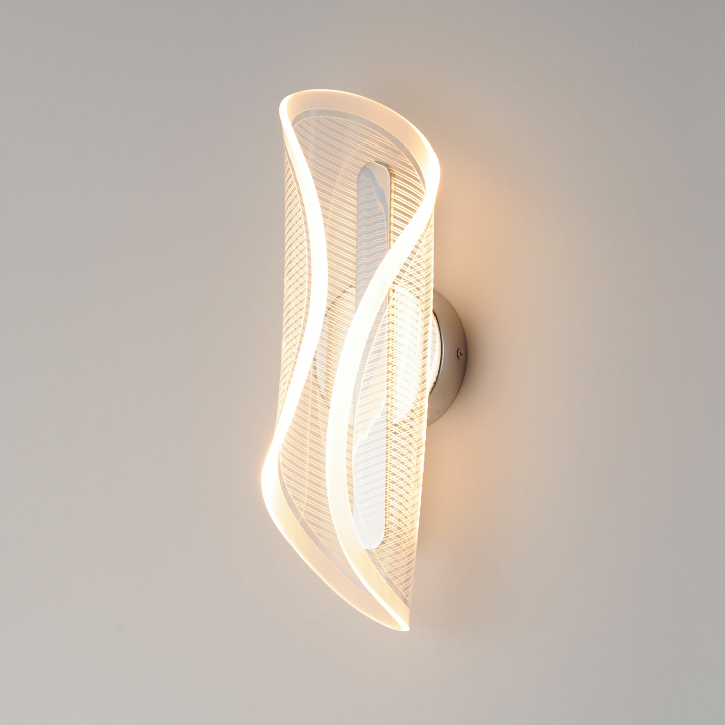Manta 17" LED Wall Sconce Polished Chrome by ET2