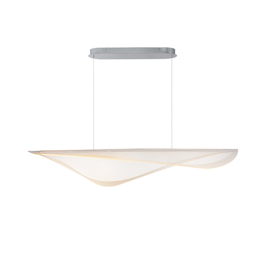 Manta 47" LED Linear Pendant Polished Chrome by ET2