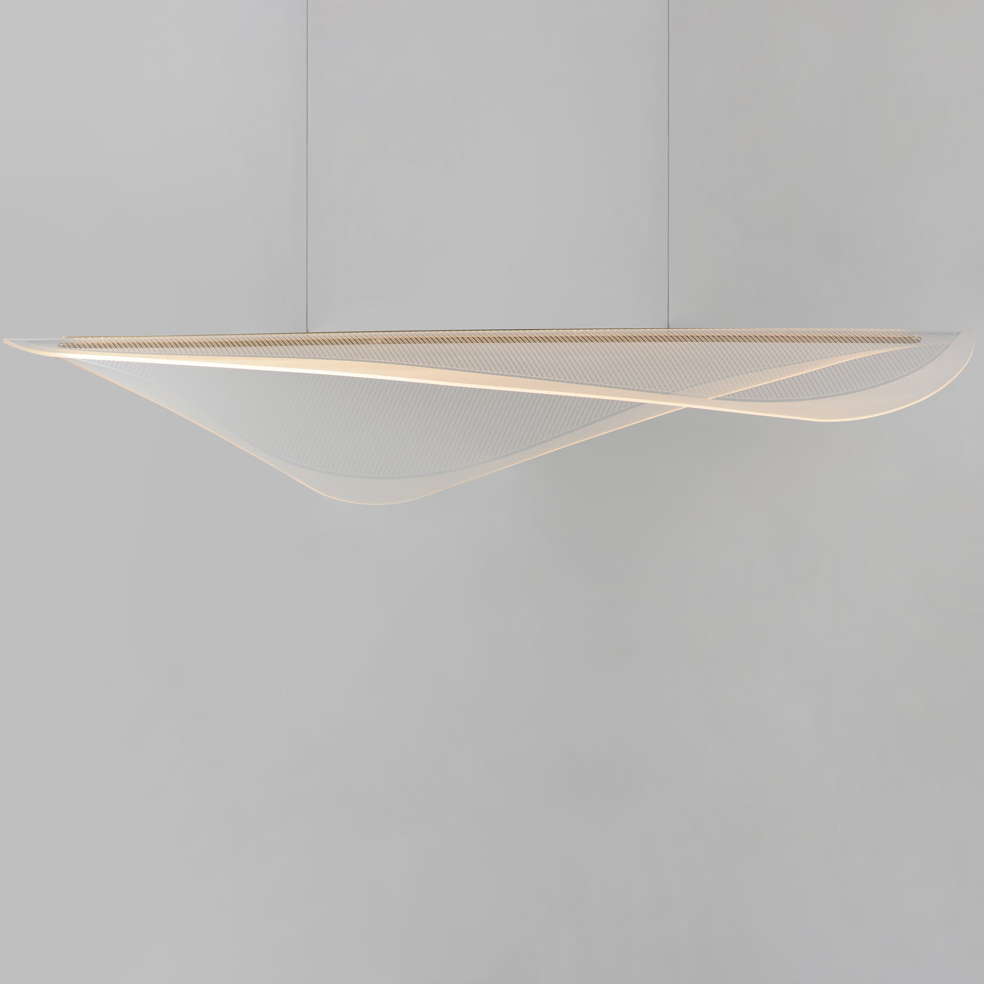 Manta 47" LED Linear Pendant Gold by ET2