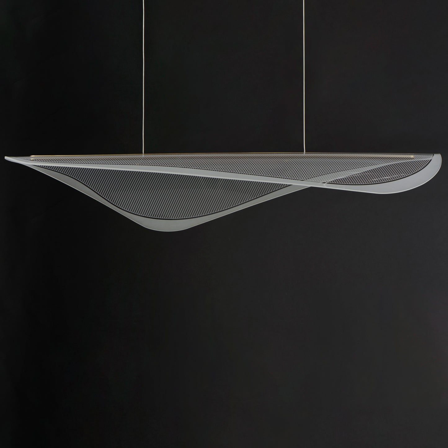 Manta 47" LED Linear Pendant Gold by ET2