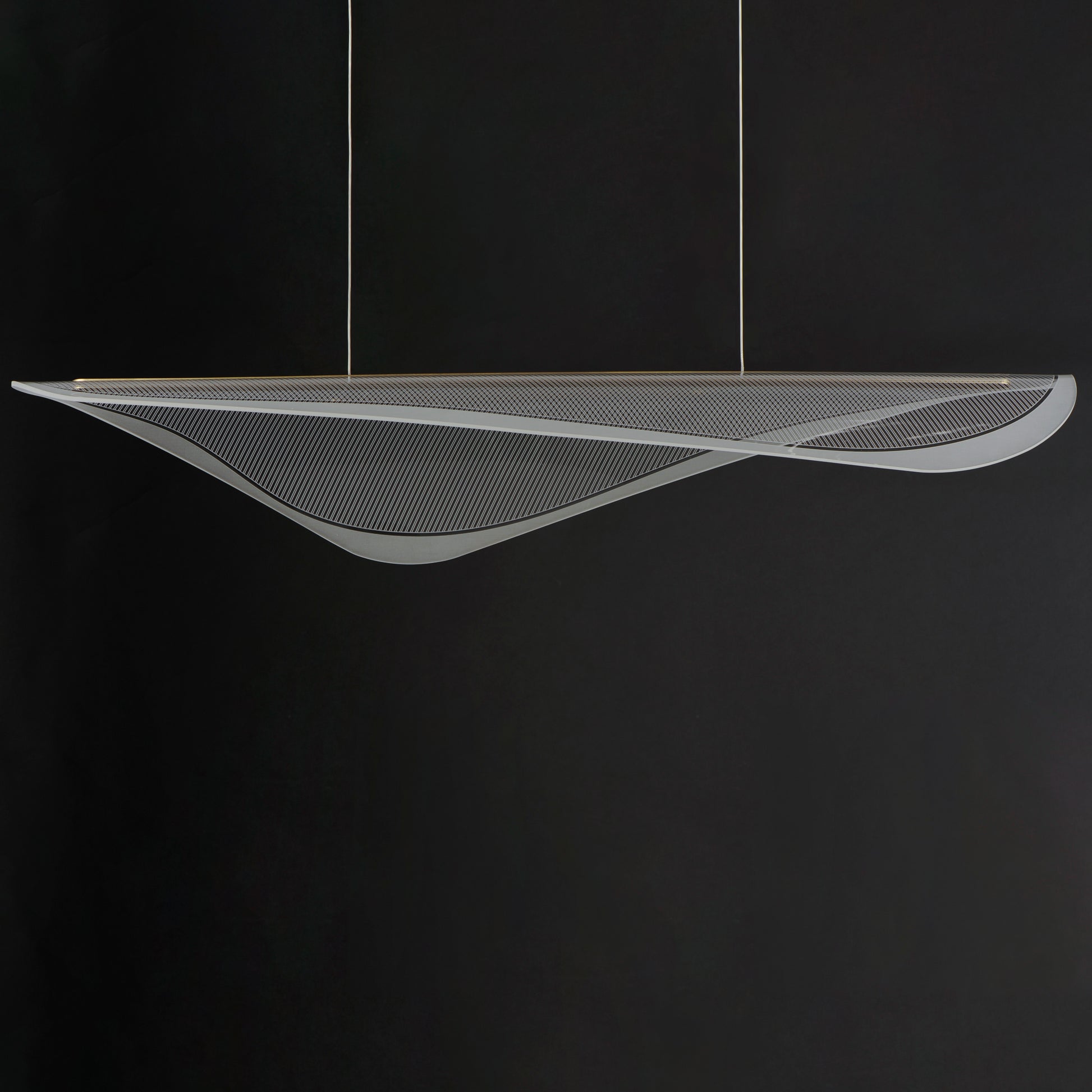 Manta 47" LED Linear Pendant Gold by ET2