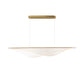 Manta 59" LED Linear Pendant Gold by ET2