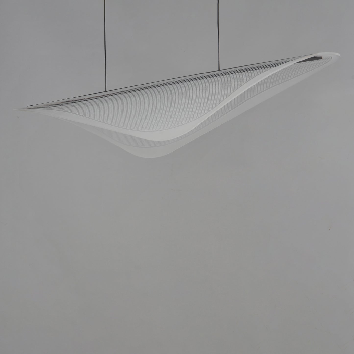 Manta 59" LED Linear Pendant Black by ET2