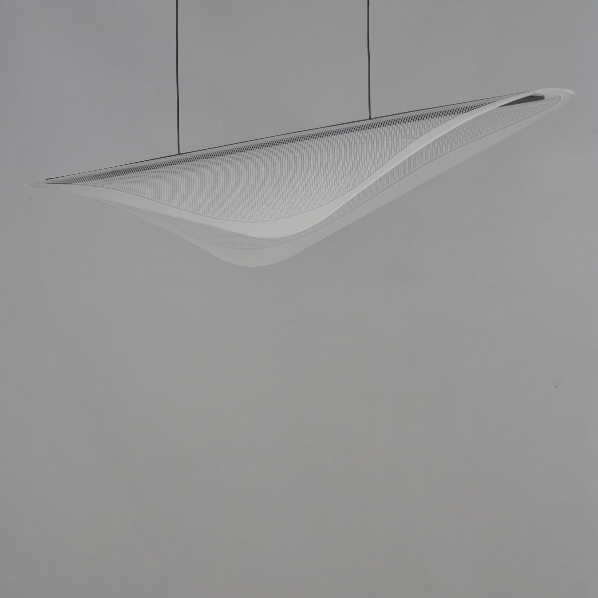 Manta 59" LED Linear Pendant Black by ET2