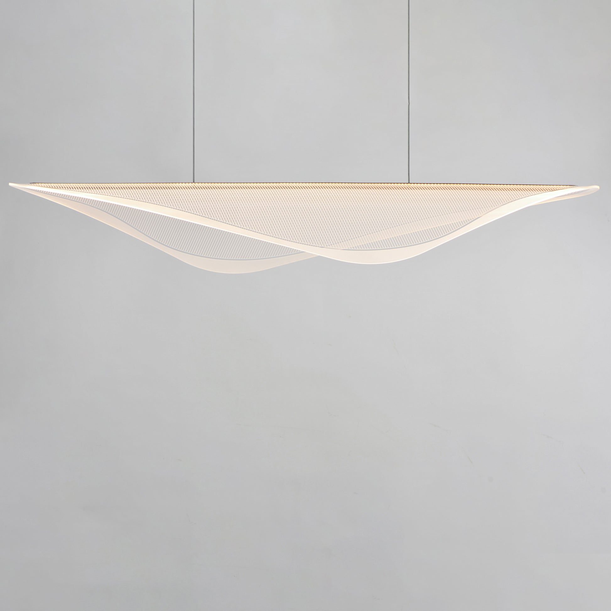 Manta 59" LED Linear Pendant Gold by ET2