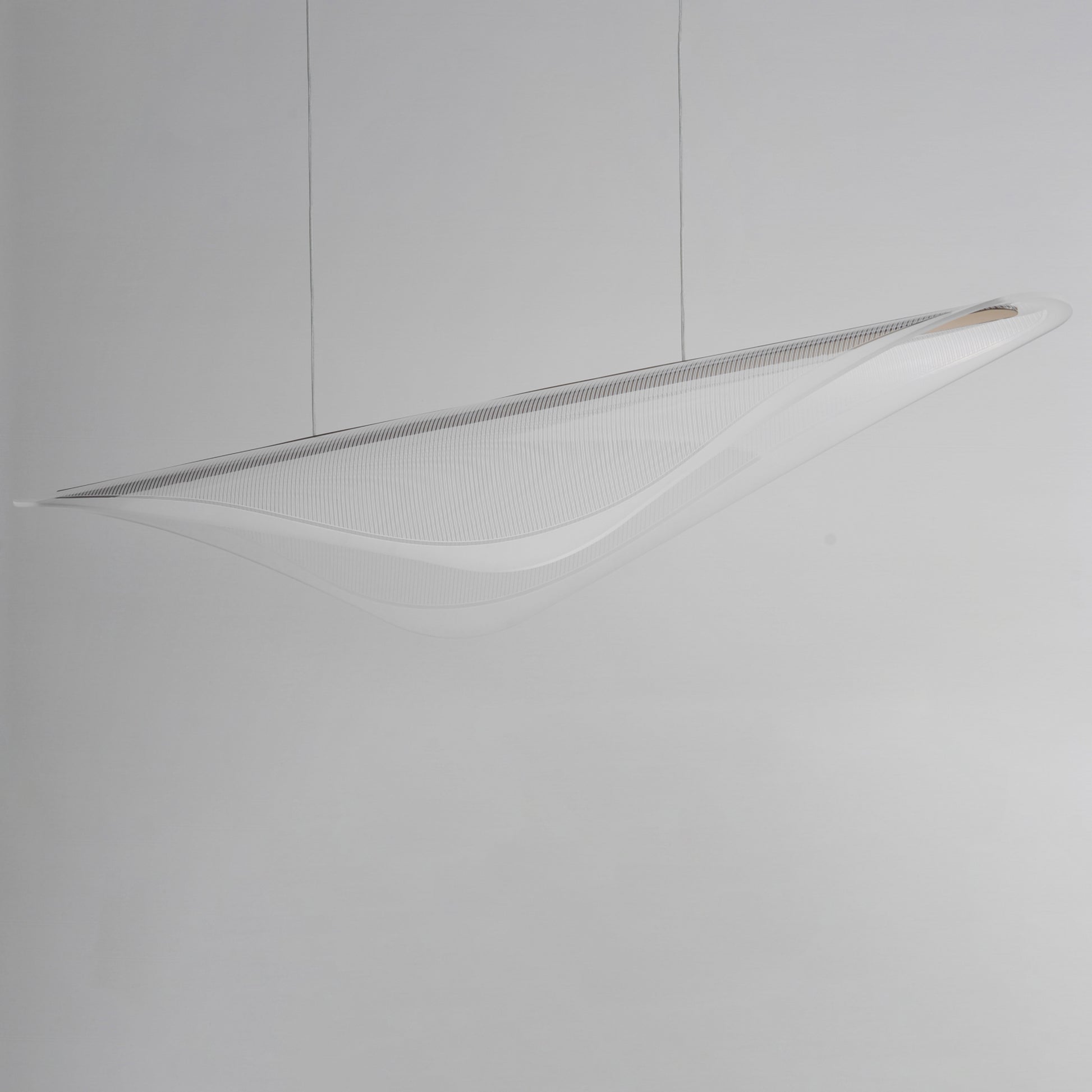 Manta 59" LED Linear Pendant Gold by ET2