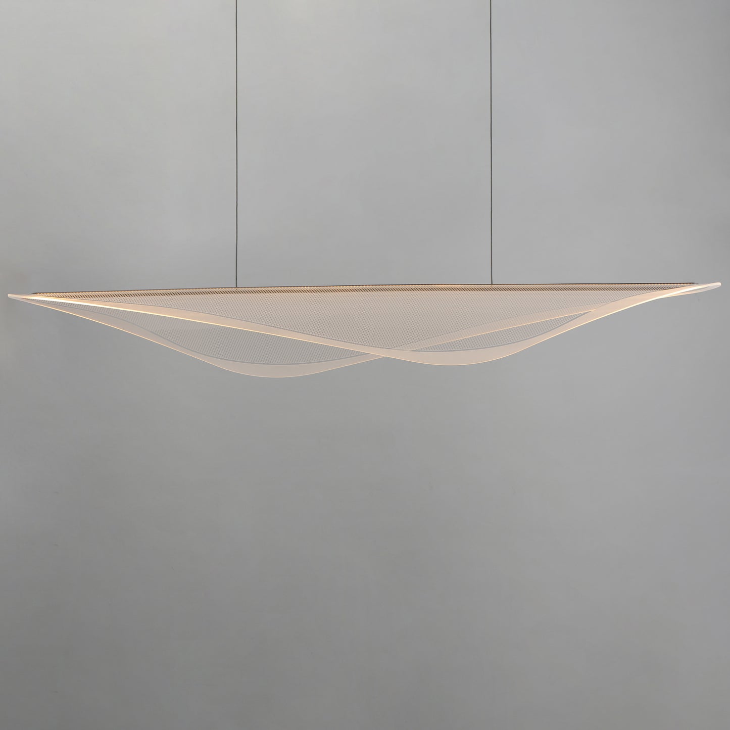 Manta 70" LED Linear Pendant Black by ET2