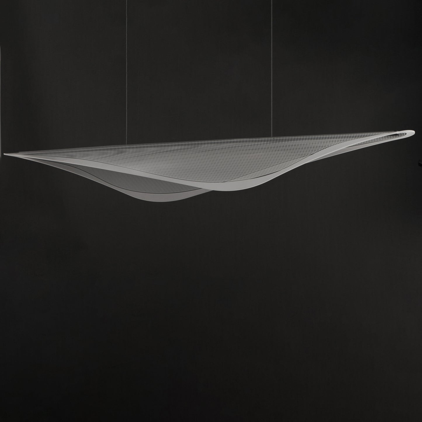Manta 70" LED Linear Pendant Black by ET2