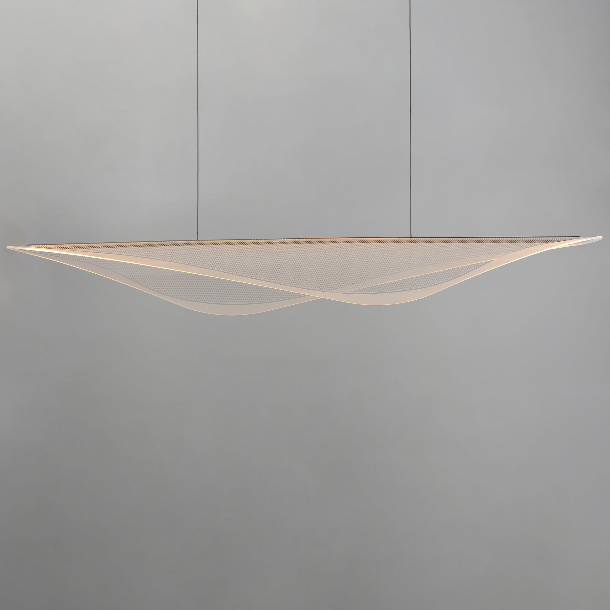 Manta 70" LED Linear Pendant Gold by ET2
