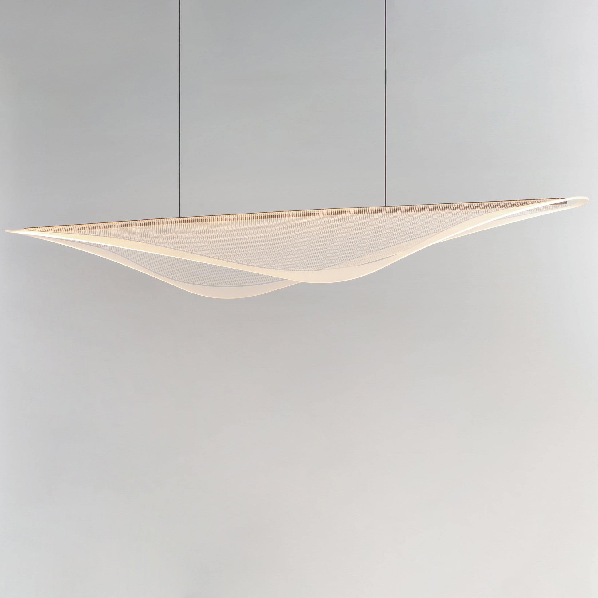 Manta 70" LED Linear Pendant Gold by ET2