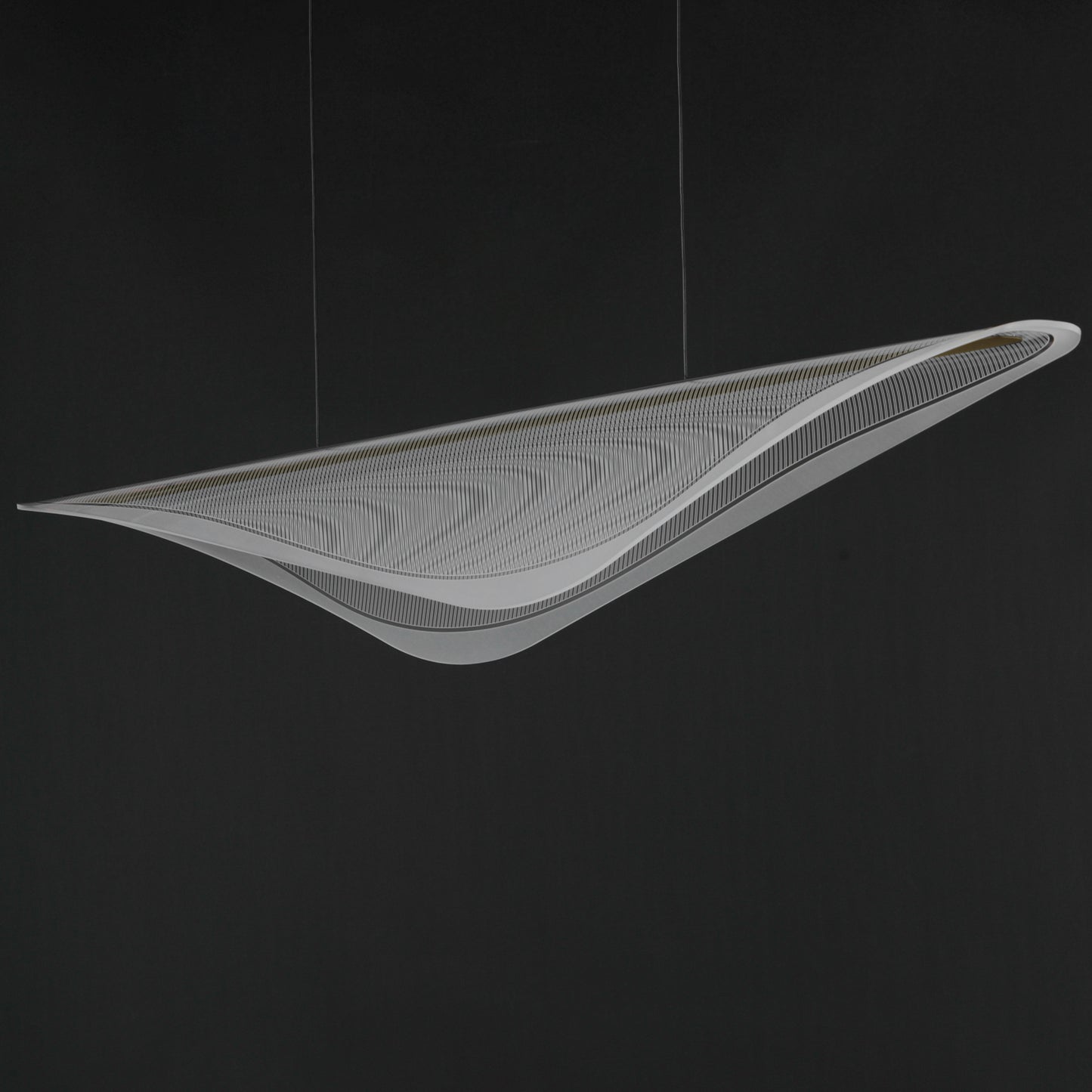 Manta 70" LED Linear Pendant Gold by ET2