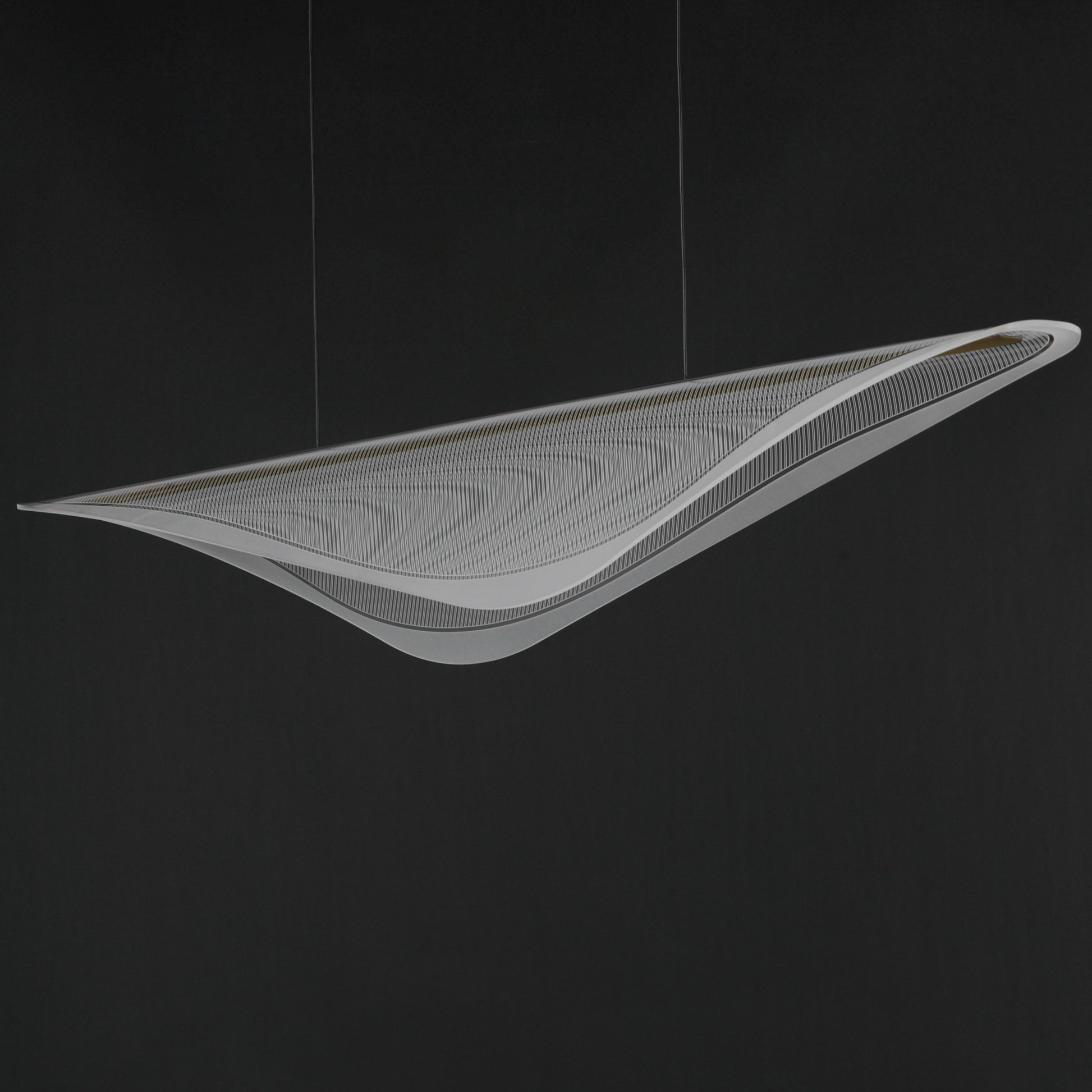 Manta 70" LED Linear Pendant Gold by ET2
