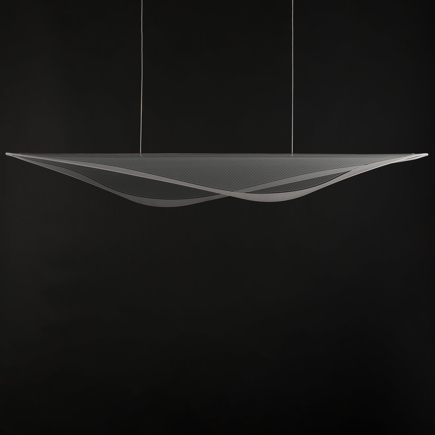 Manta 70" LED Linear Pendant Polished Chrome by ET2