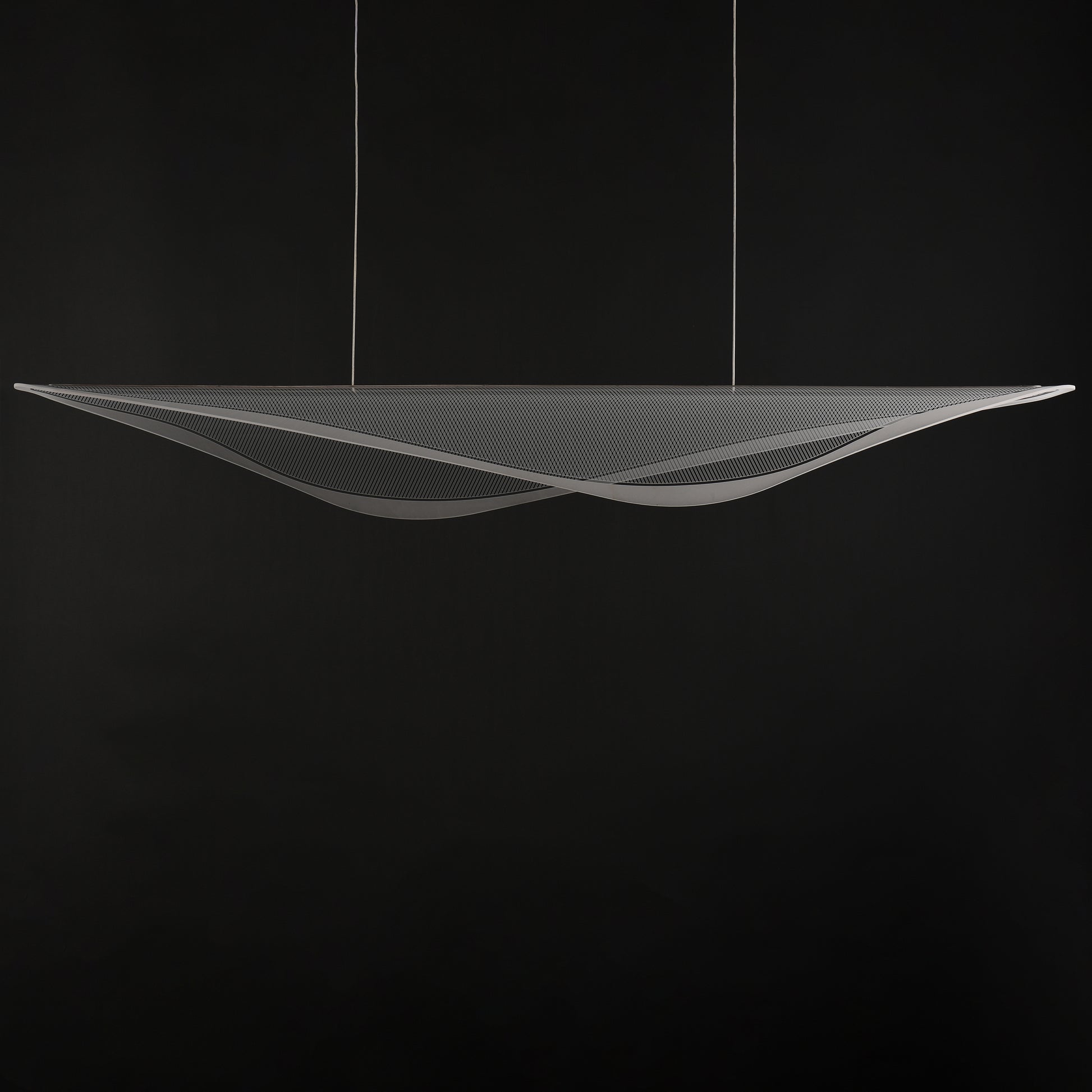 Manta 70" LED Linear Pendant Polished Chrome by ET2