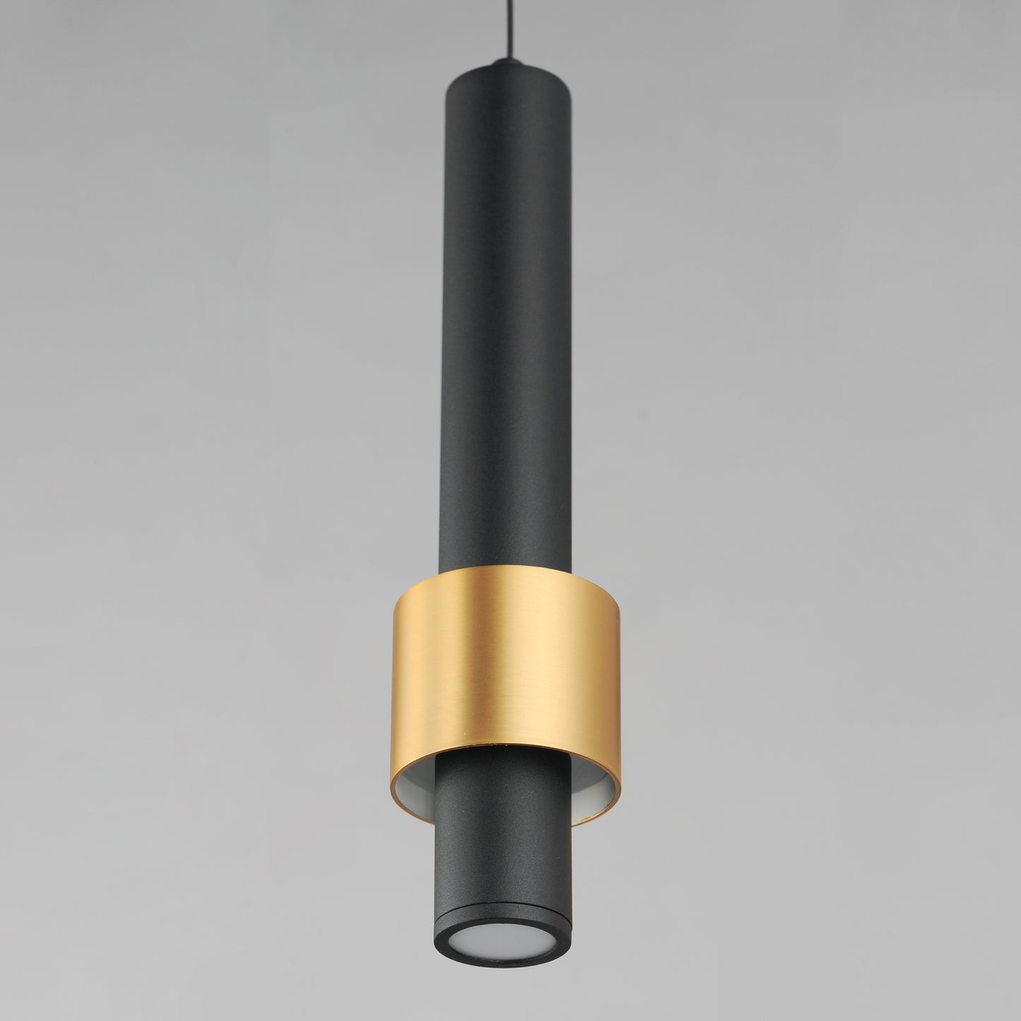 Reveal LED Pendant Black/Gold by ET2
