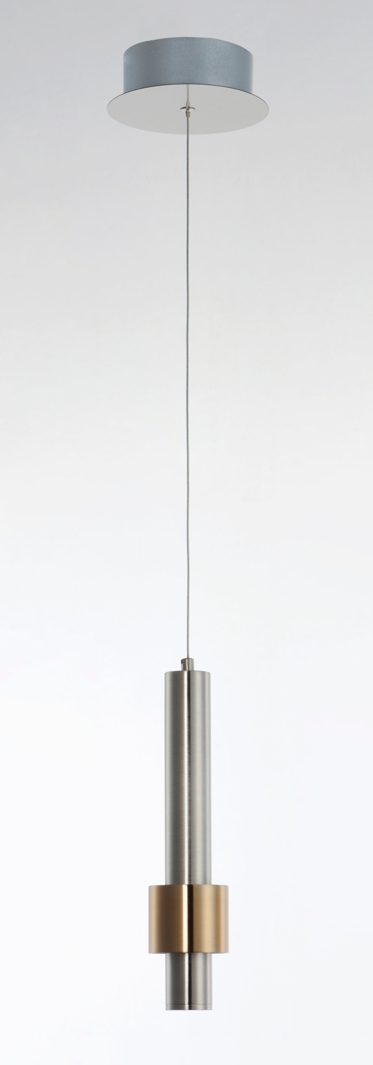 Reveal LED Pendant Satin Nickel/Satin Brass by ET2