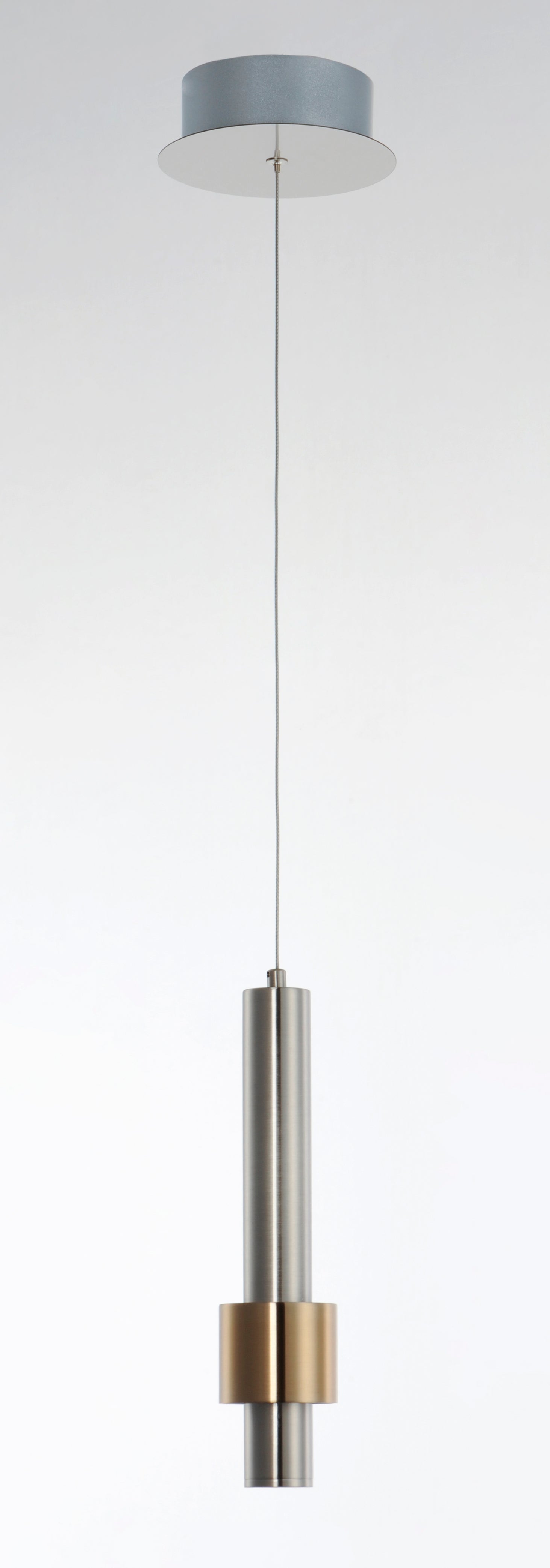 Reveal LED Pendant Satin Nickel/Satin Brass by ET2