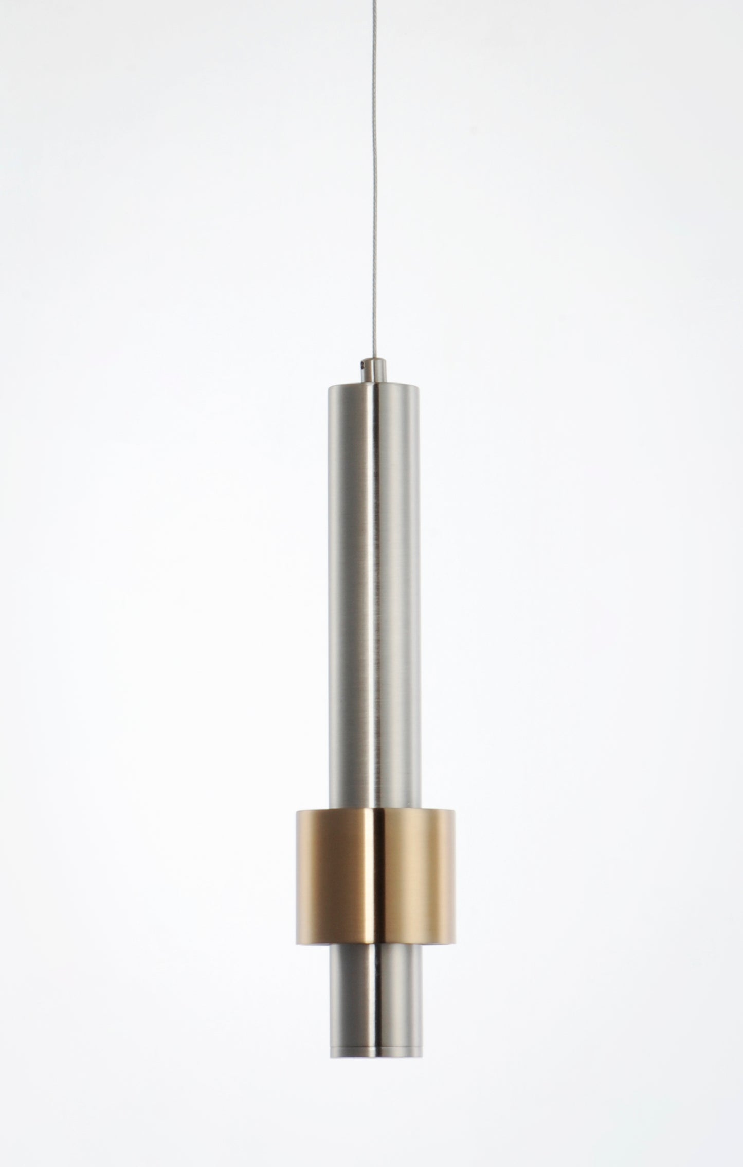 Reveal LED Pendant Satin Nickel/Satin Brass by ET2
