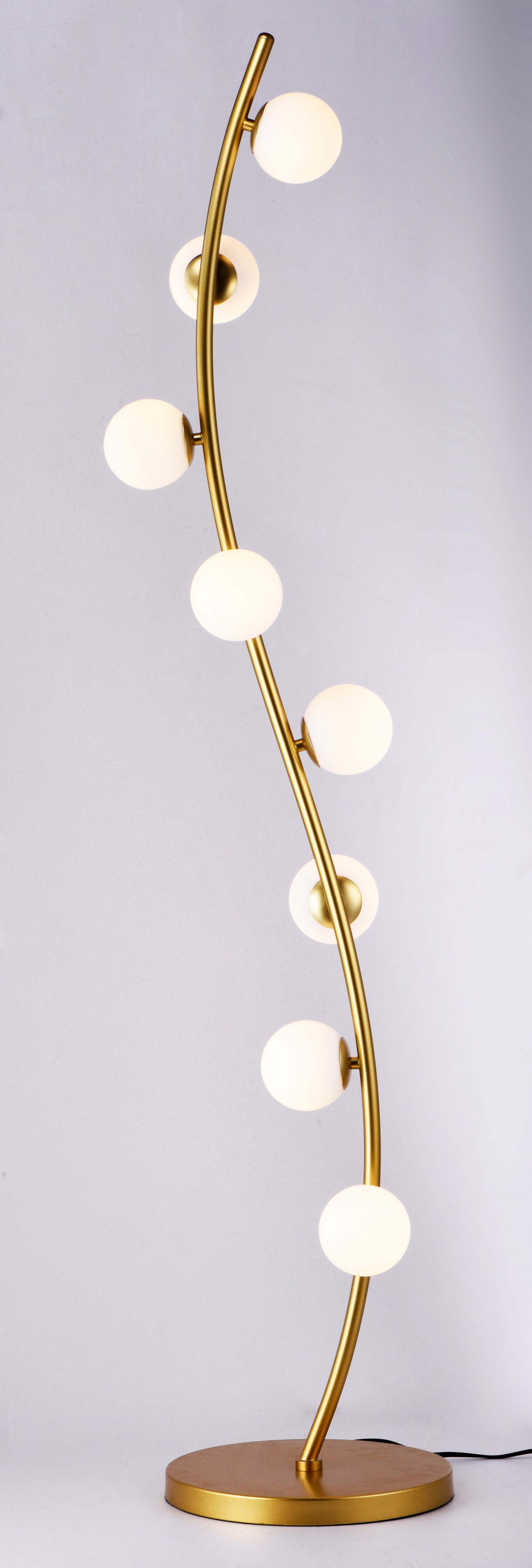 Rover LED Floor Lamp Metallic Gold by ET2