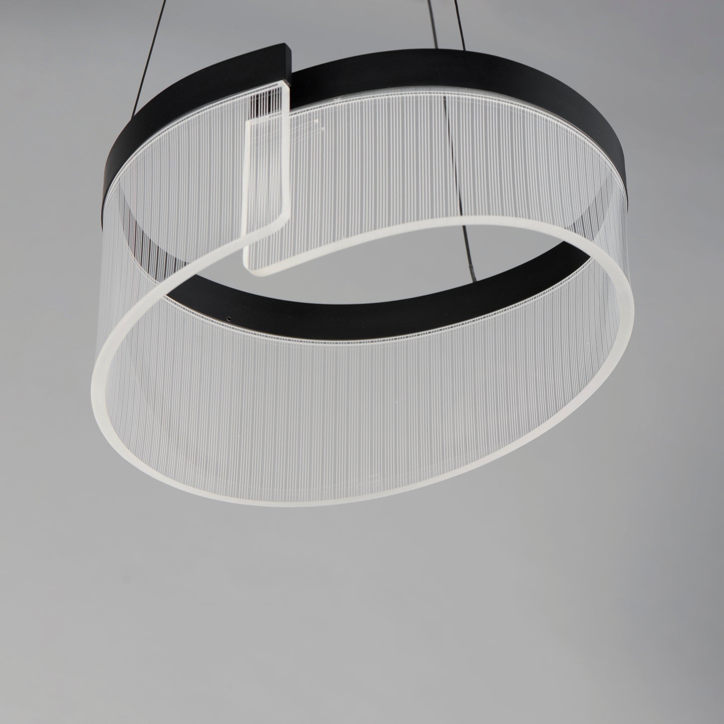 Sonata 14" LED Pendant Black by ET2