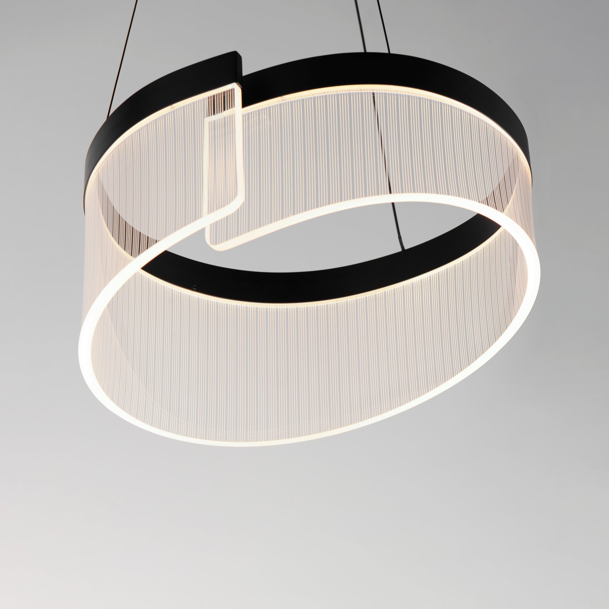 Sonata 14" LED Pendant Black by ET2