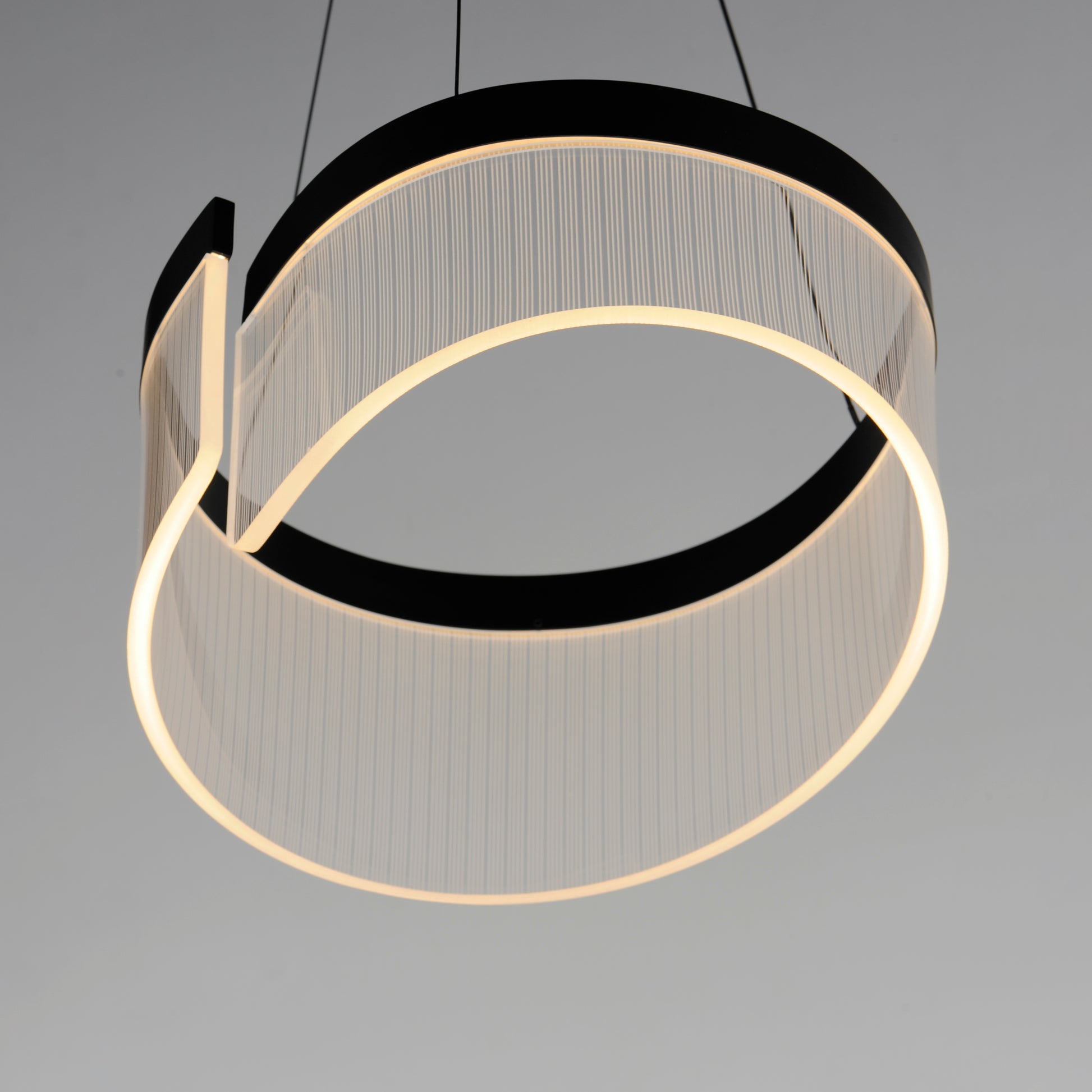 Sonata 14" LED Pendant Black by ET2