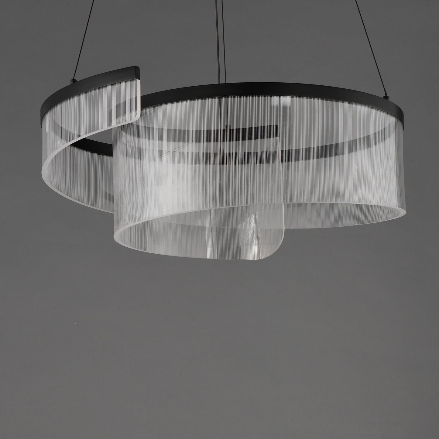 Sonata 24" LED Pendant Black by ET2