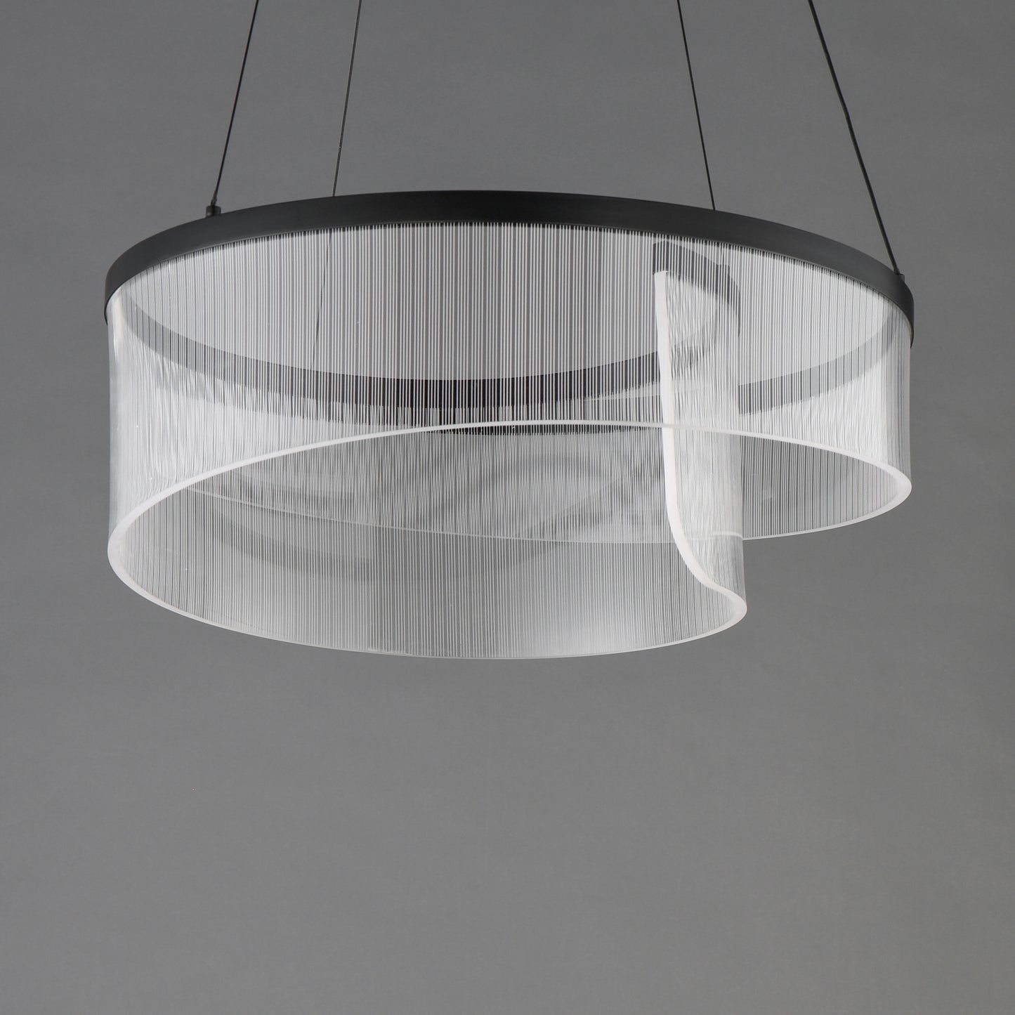 Sonata 24" LED Pendant Black by ET2