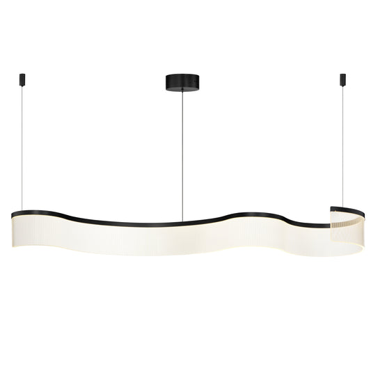 Sonata 59" LED Pendant Black by ET2